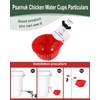 Psarnuk DIY Automatic Chicken Waterer Kit - 4 Chicken Water