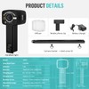 LENSGO 40SHC Retro Video Light with Phone/Camera Stand, Rechargeable 40W