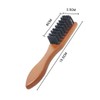 TOVINANNA Hair Dusting Brush for Men Wooden Handle Self-cleaning for