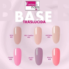 Base Traslucida Fantasy Nails, Tono A Elegir