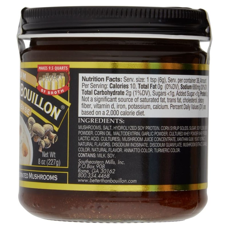 Better Than Bouillon Mushroom Base 8.0 OZ (Pack of 2)