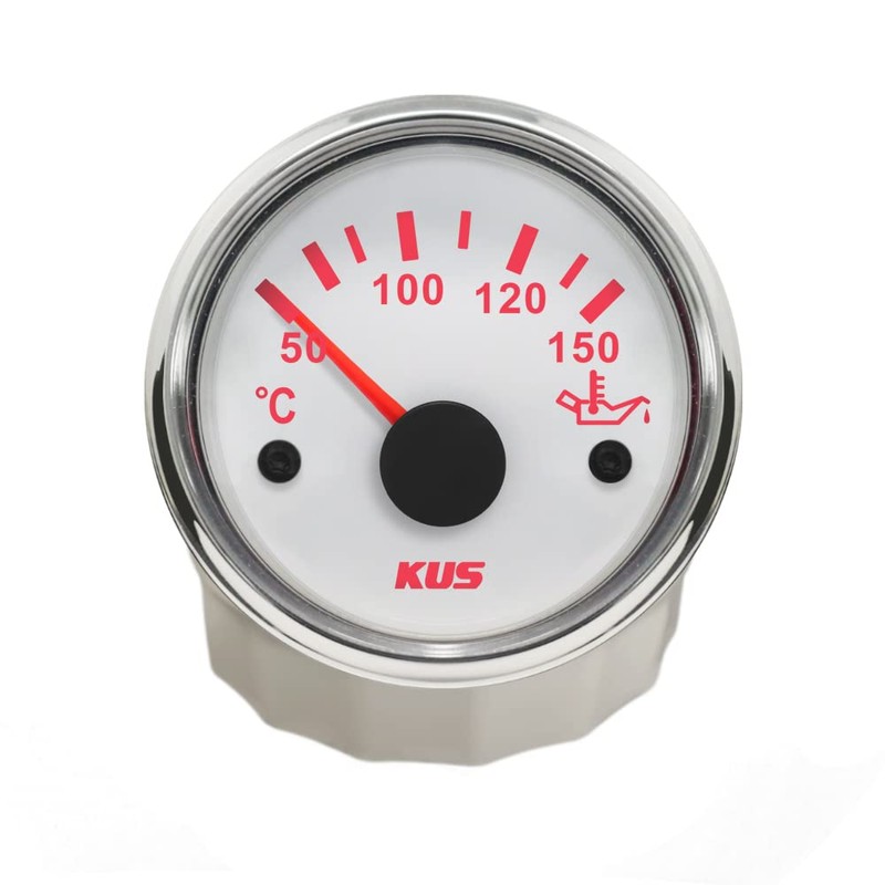 KUS Oil Temperature Display 50-150 °C with Backlight 12 V/24