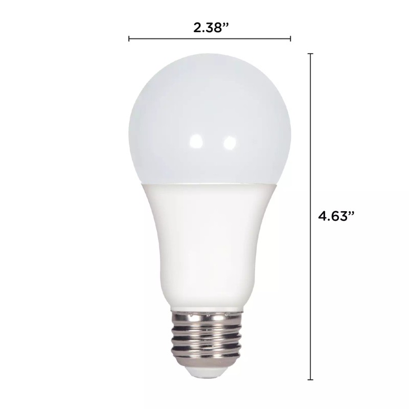 Satco 15W =100W Dimmable 1600 Lumens A19 LED 40K Cool