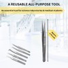 Lab Tweezers High Precision Surgical Forceps For Detailed Work with