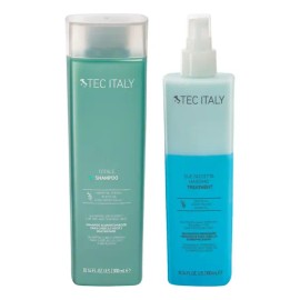 Kit Tratamiento Para Cabello Dañado Y Seco Tec Italy Shampoo Totale y Tratamiento Due Faccetta Reparador