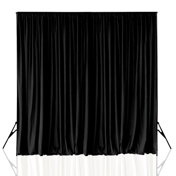 Elegant Event Backdrop Curtain Decoration – Wrinkle-Resistant Polyester Drape for