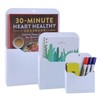 Antner 3 Pack Magnetic File Holder Magnetic Wall File Organizer