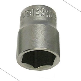 Faithfull SOC1221 21mm Hexagon Socket Chrome Vanadium 1/2-inch Drive