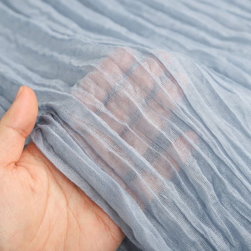 DROMCOM Cheesecloth Table Runner, 90 cm x 300 cm, Dusty