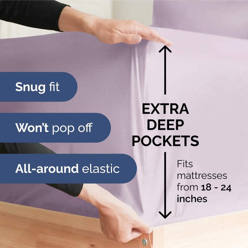 CGK Unlimited Extra Deep King Sheet Set - 6 Piece
