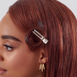 KISS Colors & Care Slide-In Metal Hair Styling Prong Clips, Durable Design, Non-Slip Secure Hold, Strong Spring Grip, Easy To Use, Perfect for Sectioning, 1.75", 40 Count