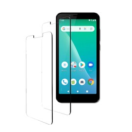 Covthch for Schok Volt SV55 SV55216 Screen Protector Tempered [ 2-Pack ], 9H High Definition Clear HD Glass Film [Anti-fingerprint Anti-Shatter Anti-Scratch Bubble Free] Case Friendly 2.5D Curved Edge