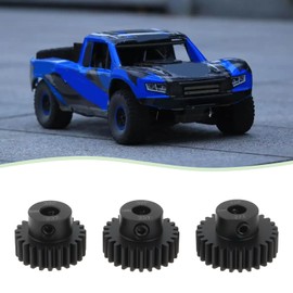 SG Store 3-Piece RC Sprocket 32P 5 mm Mod. 0.8 Sprocket Set 23 Teeth 25 Teeth 27 Teeth 40CRO Chrome Steel Sprocket Motor Suitable for 32 Pitch Spur Wheels for RC Cars and Trucks