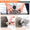 TYBYBB Bicycle Chain Whip with Sprocket Puller and Puller Universal