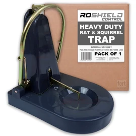 Roshield ROSHIELD 1x Large Heavy Duty Rat Control Trap - Powerful Instant Killer Rodent Trap Solution for Treatment of Rats within Buildings