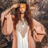 Hicarer Hippie Costume Accessories Include Sunglasses, Peace Sign Necklace, Boho