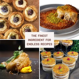 Kataifi, Knafeh, Kataifi Shredded Fillo Dough, Dried & Shredded Phyllo Dough for Viral Dubai Chocolate Bar Pistachio, Kadayif (17.6 oz)