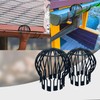 Hsthe Sea Plastic Gutter Guards Downpipe Adjustable Black Filters -