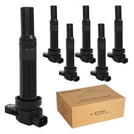 NPAUTO Ignition Coil Pack compatible with 2007 2008 2009 2010 2.7L V6 Kia Optima Rondo Magentis Hyundai Santa Fe GLS , Set of 6