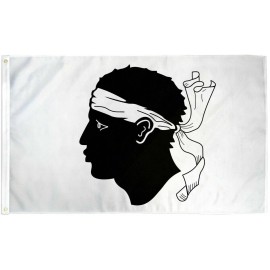 Trade Winds Corsica Flag 3x5ft Flag of Corsica Corsicans Flag 3x5 House Flag 100D