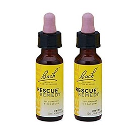 Batch Flower Rescue Remedy, Set of 2, 0.3 fl oz (10 ml)