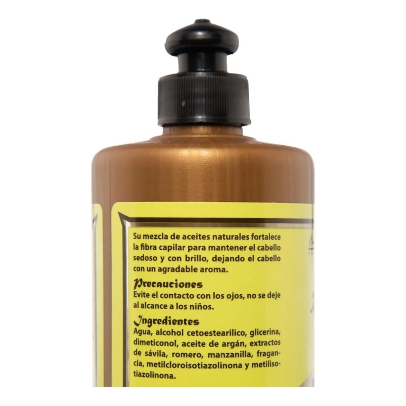 Crema Aceite Argan Peinado Rizos Crecimiento Cuidado Incredible 250ml por