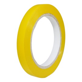 GGR Supplies T.R.U. CVT-536 Yellow Vinyl Pinstriping Dance Floor Tape: 1/2 in. Wide x 36 yds. Several Colors