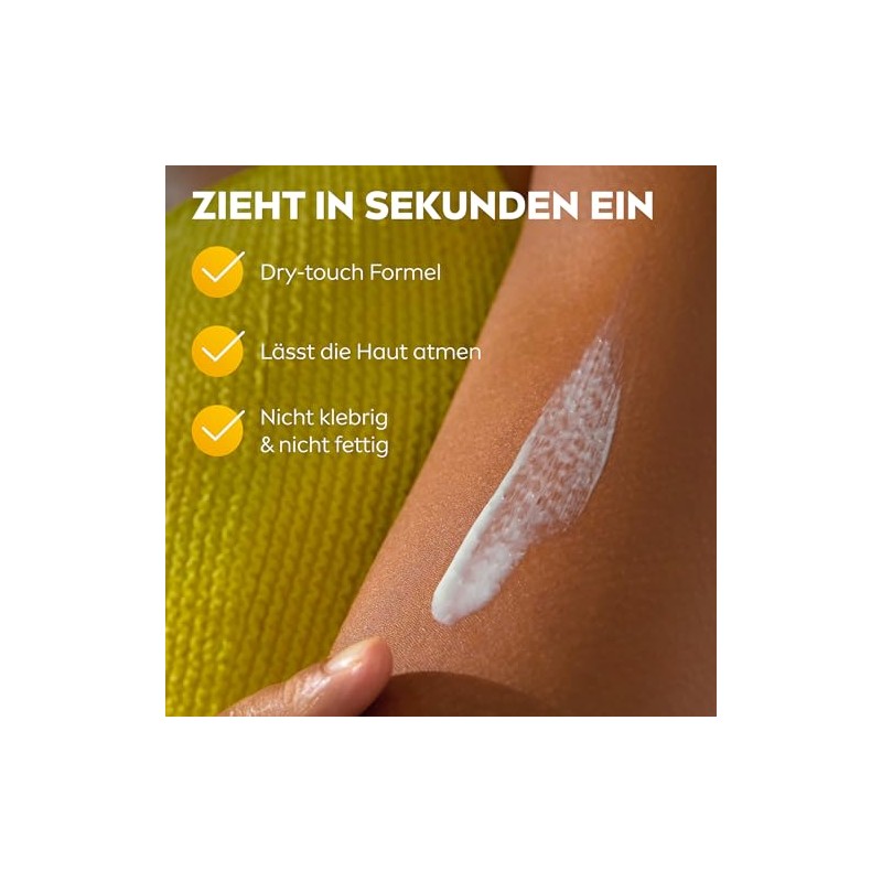 NIVEA SUN Schutz & Pflege Invisible Finish LSF 50+, wasserfester