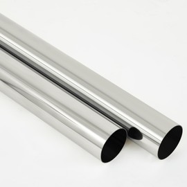 Yaocom 3 Inch Straight Pipe Stainless Steel T304 Tubing Piping 16 Gauge 47.24 Inch Long 3" Od Tailpipe DIY Pipe for Automotive, Industry, Manufacturing, Pack of 2