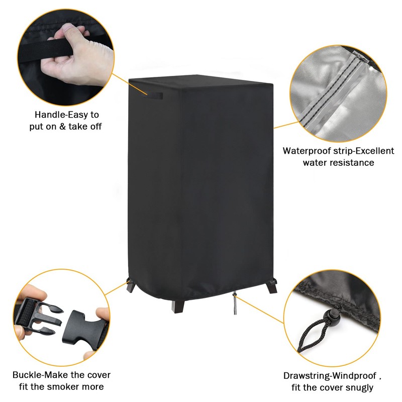 Aidetech Smoker Cover Fit for Cuisinart Smoker, Waterproof Outdoor Grill