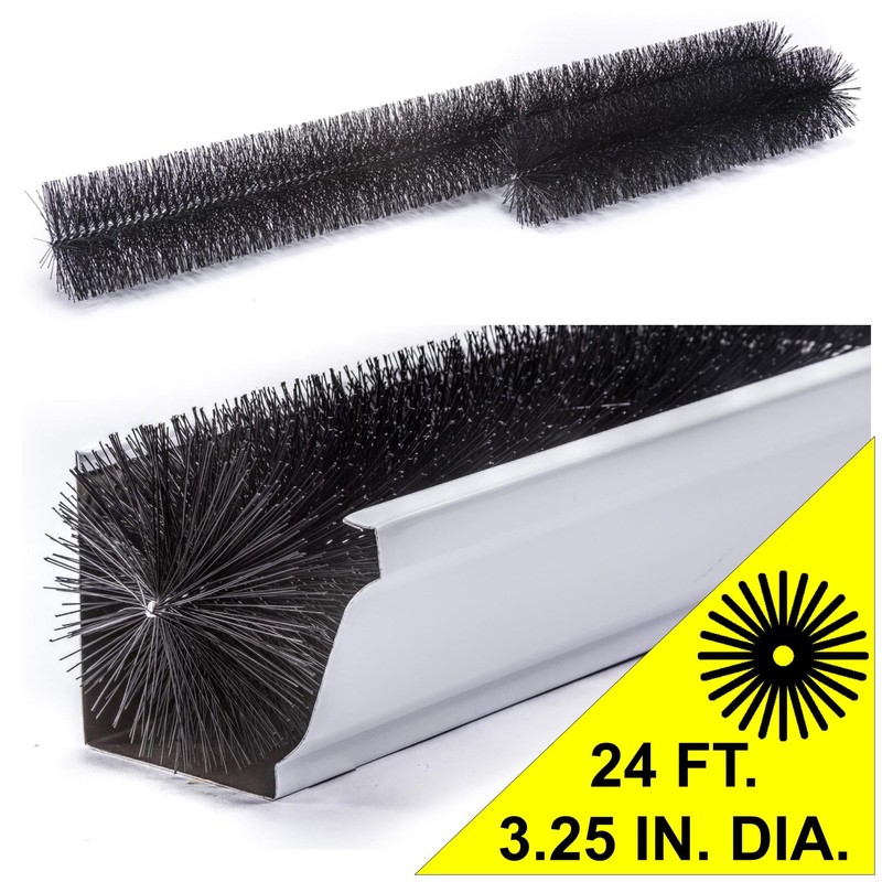 Gutter Guard for Small Gutters - Patio Rooms, Awnings, Carports,