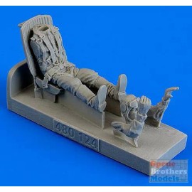 Aerobonus ARSAB480124 1:48 AeroBonus Russian Fighter Pilot WW2 with Seat for