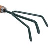 Garden Hand Rake Shrub Leaf Leaves Remover Gardening Tool Garden