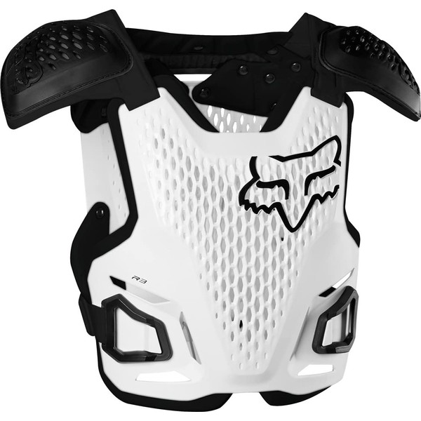 Fox Racing Youth R3 Motocross Chest Protector, White