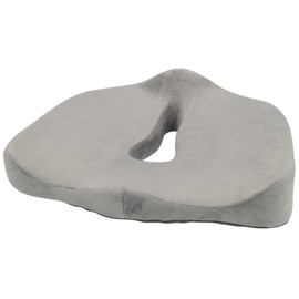 RoadPro RPC16 Memory Foam Seat Cushion - Office Chair Cushion and Car Truck Accessory - Gray