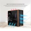 Lian Li LANCOOL 217 Genuine Walnut Wood Computer Case, Mid-Tower