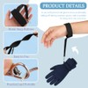 TRKETK 6 Pcs Nylon Ski Glove Leashes with Metal Button