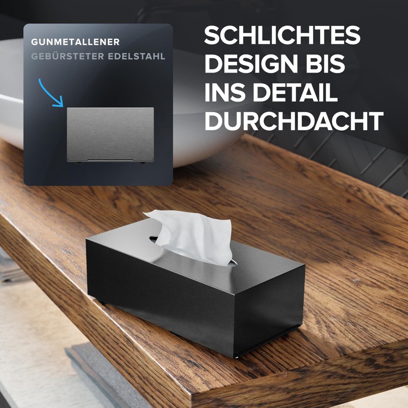 ovimar Styggehoe Cosmetic Tissues Box | Made of Fine Stainless