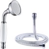 HOMEDEC Vintage Handheld Shower Head with 59inch Flexible Hose High-Pressure