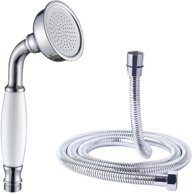 HOMEDEC Vintage Handheld Shower Head with 59inch Flexible Hose High-Pressure