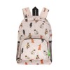ECO CHIC Lightweight Foldable Water Resistant Mini Backpack Folds Into