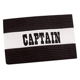 Champro Captain's Arm Band (Black/White, Youth)