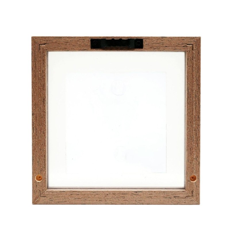 Fuji Color 408519 Flowy Frame, SQ BR Square, Brown x