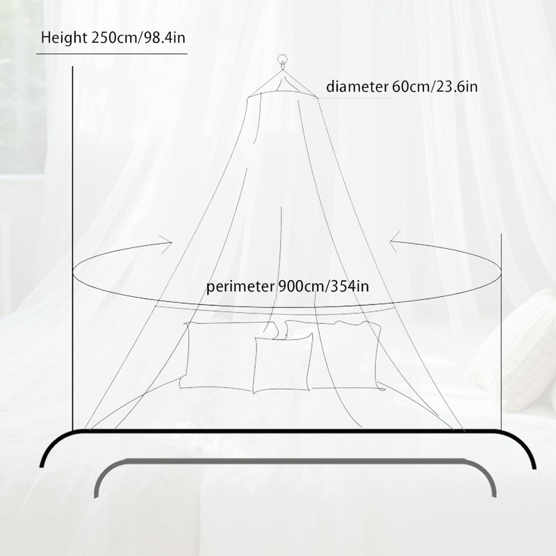 Mosquito Net for Bed, Bed Canopy for Indoor and Outdoor