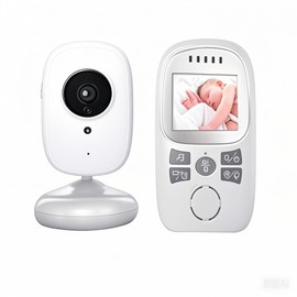 XINYADA Video Baby Monitor,pet Camera,Digital 2.4Ghz Wireless Video Monitor with Temperature Monitor, 960ft Transmission Range, 2-Way Talk, Night Vision, High Capacity Battery