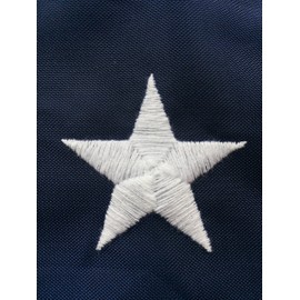 2.5x4 Pole Hem Sleeved Banner Nylon American Flag 2.5'x4' US Flag Made in The USA Embroidered Stars Sewn Stripes