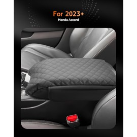 CDEFG for Honda Accord 2023-2025 Center Console Cover Armrest Box Cover for Accord (LX,SE) 2023 2024 2025 Accessories Console Arm Rest Protector 2 Side Pocket