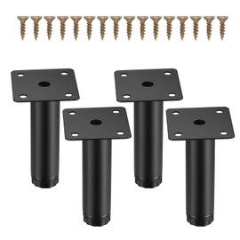 Set of 4 Furniture Legs, Furniture Feet, Cabinet Feet, Sofa Feet, Table Legs, Replacement Support Feet Legs, Cabinet Legs, for Furniture/Sofa/Table/Chair/Desk/Kitchen/Cabinet/Cupboard Legs Feet