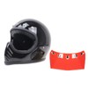 Universal 5-Snap Visor for Open Face Motorcycle Helmet Wind Flip