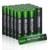 BEVIGOR 1500 Cycle AAA Rechargeable Batteries,1100 mAh High Capacity 1.2V
